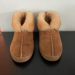 Cabelas fur lined bootie slippers